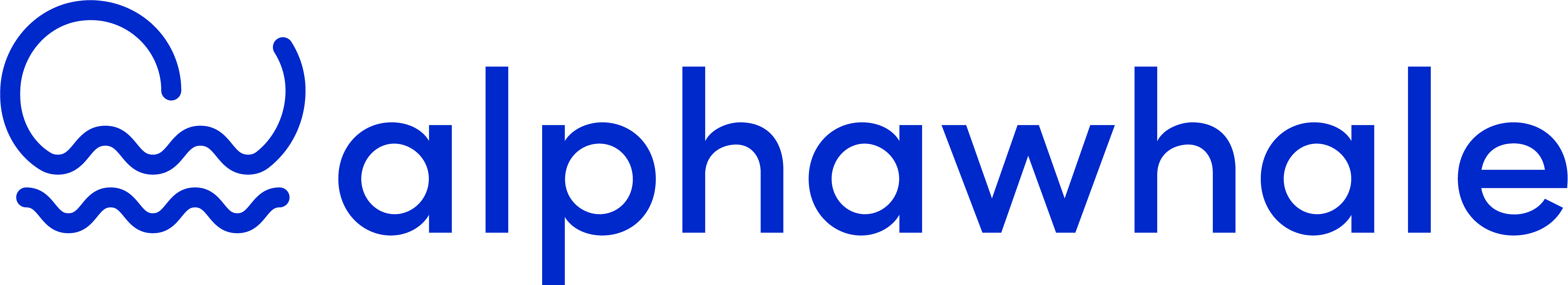 Alphawhale logo