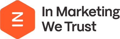 In Marketing We Trust logo
